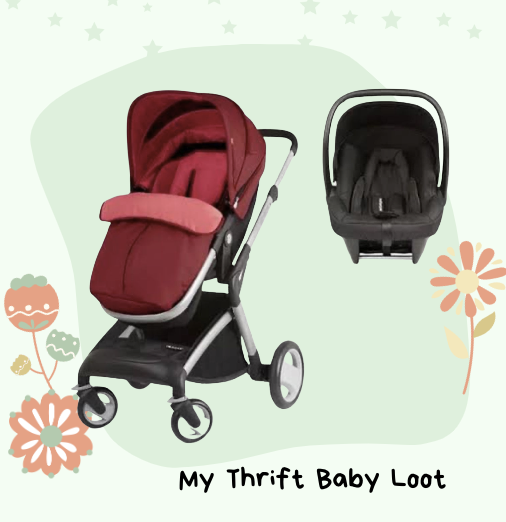 Preloved Mothercare travel system - pram & car seat ( Mumbai )